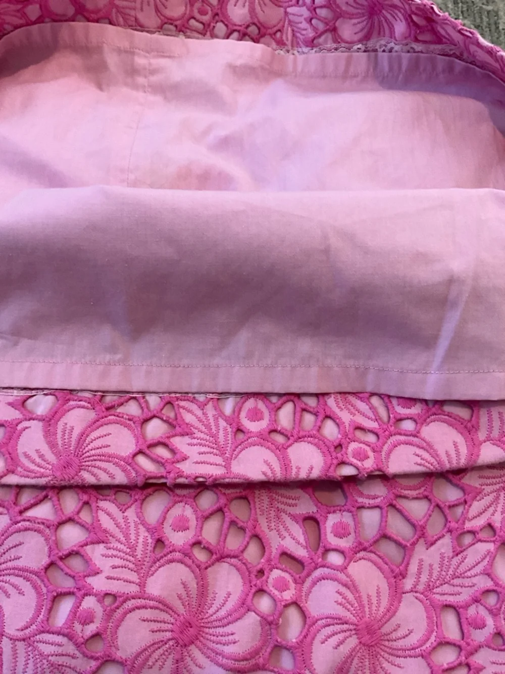 Lilly Pulitzer Dress Size 4 Pink Floral Strapless Lace Dress - Picture 5 of 10